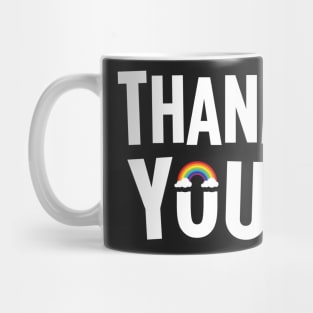 Thank You Key Worker Rainbow Mug